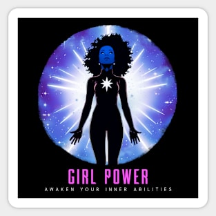 Girl Power Super Heroine Sticker